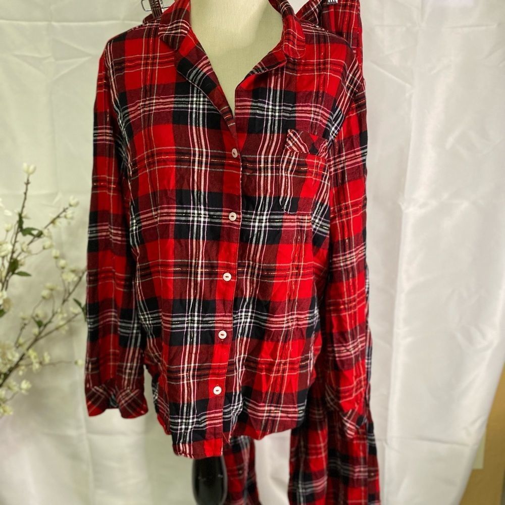 Victoria secret plaid pajamas set